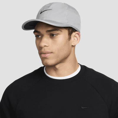 ■Nike■ Dry Fit Club Unstructured Featherlite Cap Black Whi Nike Unstructured Featherlight Club Cap Hat Black White SZ L